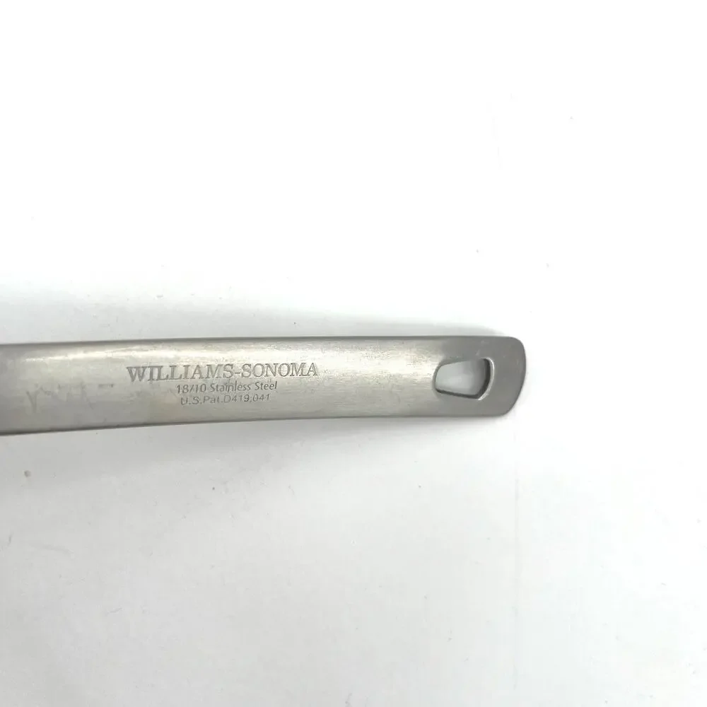 Williams Sonoma stainless Steel ladle with hole for hanging